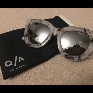 Quay Australia marbled sunglasses